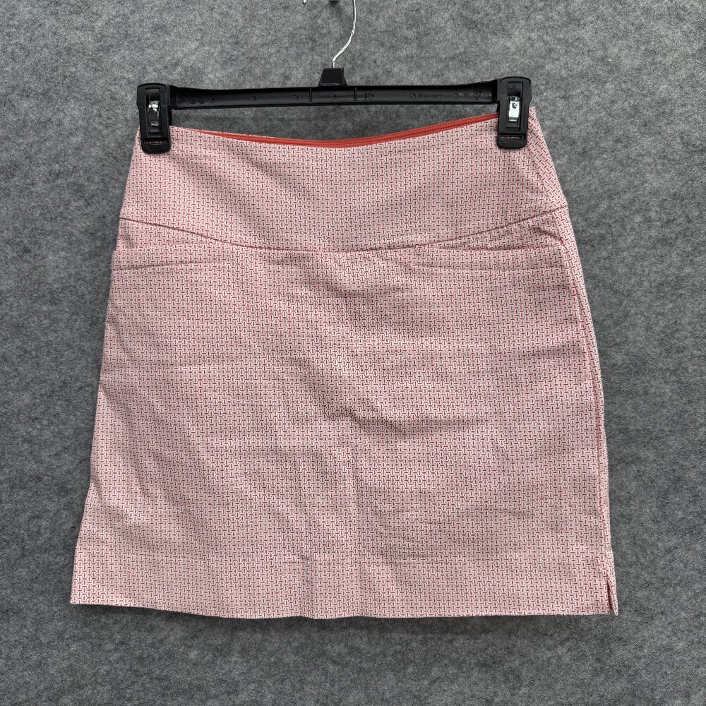 S. C. & CO. Women's Activewear Pull On Skort Shorts Golf Tennis, Pink Orange, S